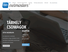 Tablet Screenshot of netmasters.hu